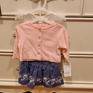 NWT 3 piece baby outfit